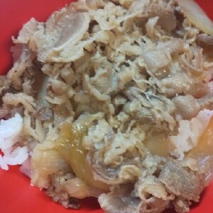 みんな大好き☆牛丼☆